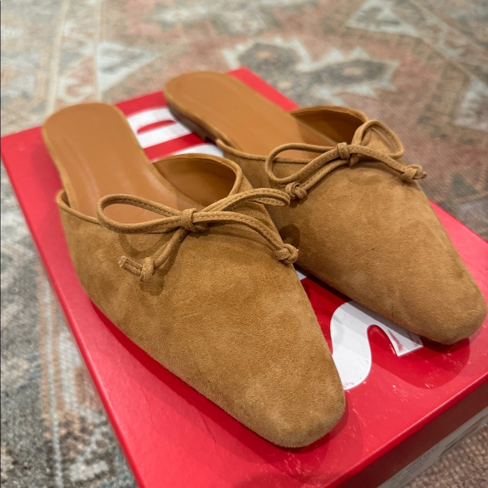 STAUD Gina Suede Mules
